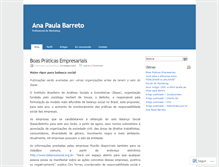 Tablet Screenshot of anapaulabarreto.wordpress.com