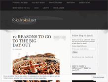 Tablet Screenshot of fokalvocal.wordpress.com