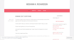 Desktop Screenshot of meghannkanderson.wordpress.com