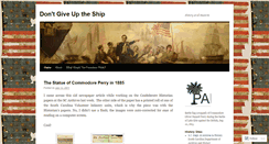 Desktop Screenshot of commodoreperry.wordpress.com