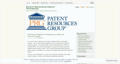 Desktop Screenshot of patentresources.wordpress.com