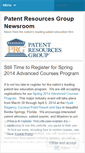Mobile Screenshot of patentresources.wordpress.com