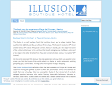 Tablet Screenshot of illusionhotel.wordpress.com