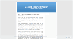 Desktop Screenshot of donaldmitchelldesign.wordpress.com