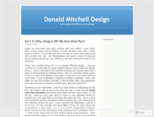 Tablet Screenshot of donaldmitchelldesign.wordpress.com