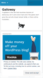 Mobile Screenshot of galloway.wordpress.com