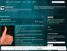 Tablet Screenshot of galloway.wordpress.com