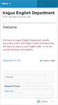 Mobile Screenshot of iraguaenglishdepartment.wordpress.com