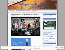 Tablet Screenshot of gallegosporelmundo.wordpress.com