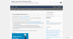 Desktop Screenshot of designcalls.wordpress.com