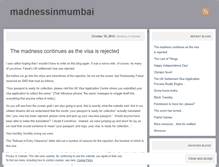 Tablet Screenshot of madnessinmumbai.wordpress.com