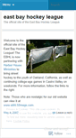 Mobile Screenshot of eastbayhockeyleague.wordpress.com
