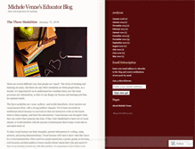 Tablet Screenshot of michelevenneteaching.wordpress.com