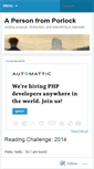 Mobile Screenshot of apersonfromporlock.wordpress.com