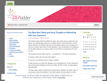 Tablet Screenshot of idealadder.wordpress.com