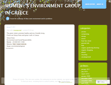 Tablet Screenshot of greensisters.wordpress.com
