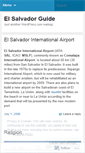 Mobile Screenshot of elsalvadorguide.wordpress.com