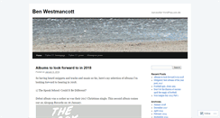 Desktop Screenshot of benwestmancott.wordpress.com