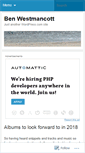 Mobile Screenshot of benwestmancott.wordpress.com