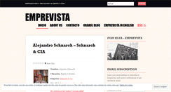 Desktop Screenshot of emprevista.wordpress.com