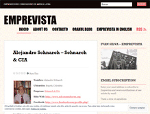 Tablet Screenshot of emprevista.wordpress.com