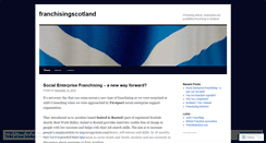 Desktop Screenshot of franchisingscotland.wordpress.com