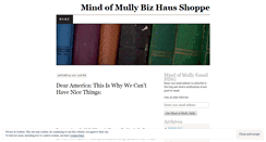 Desktop Screenshot of mindofmullybizhausshoppe.wordpress.com