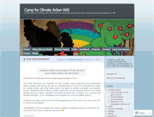 Tablet Screenshot of climatecampwa.wordpress.com