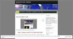 Desktop Screenshot of enbocadetodos.wordpress.com