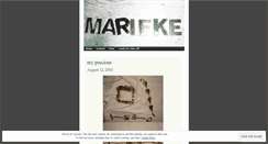 Desktop Screenshot of mariekewillemsen.wordpress.com