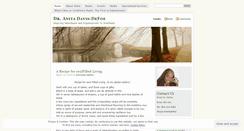 Desktop Screenshot of dranitadavisdefoe.wordpress.com