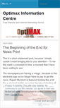 Mobile Screenshot of optimaxseo.wordpress.com