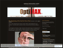 Tablet Screenshot of optimaxseo.wordpress.com