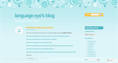 Desktop Screenshot of languageeye.wordpress.com