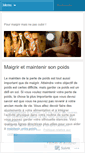 Mobile Screenshot of maigrirenbonnesante.wordpress.com