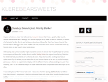 Tablet Screenshot of klerebearsweets.wordpress.com