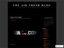 Tablet Screenshot of airfresh.wordpress.com