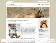 Tablet Screenshot of elkparty.wordpress.com