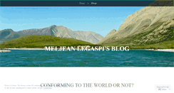 Desktop Screenshot of meljeanlegaspi.wordpress.com