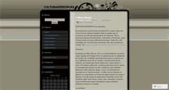 Desktop Screenshot of culturaspreincas6.wordpress.com