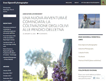 Tablet Screenshot of enzosignorelli.wordpress.com
