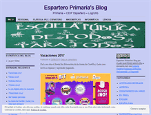 Tablet Screenshot of espartero2primaria.wordpress.com