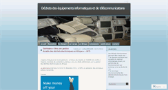 Desktop Screenshot of dechetselectroniques.wordpress.com