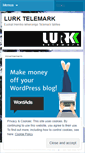 Mobile Screenshot of lurktelemark.wordpress.com