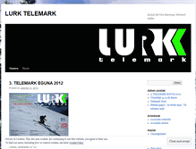 Tablet Screenshot of lurktelemark.wordpress.com