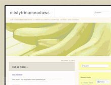 Tablet Screenshot of mistytrinameadows.wordpress.com