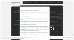 Desktop Screenshot of michaelkuyaz.wordpress.com