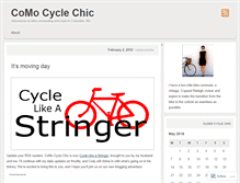 Tablet Screenshot of comocyclechic.wordpress.com