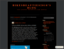 Tablet Screenshot of bikesbeauties2010.wordpress.com