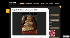 Desktop Screenshot of cahama.wordpress.com
